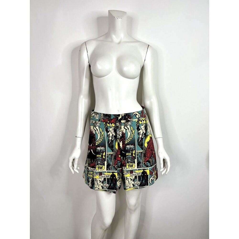 Vtg New Jean Paul Gaultier JPG AW1995 Comic Print Skirt M